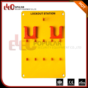 Elecpopular Good Insulativity Yellow 10 Padlocks Protable Safety Lockout Tagout Station